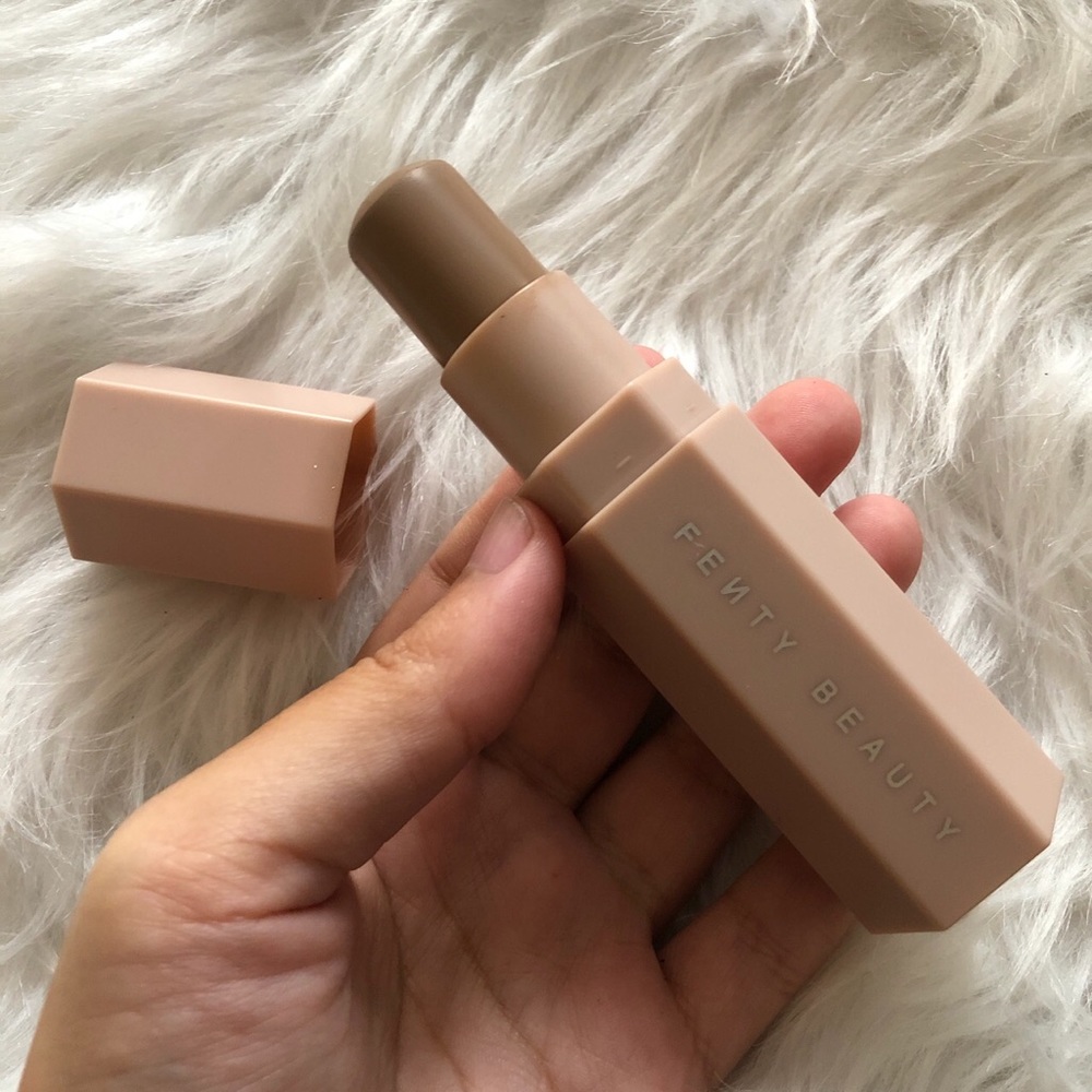 Fenty beauty match stix contour stick amber & Mac night moth lip pencil